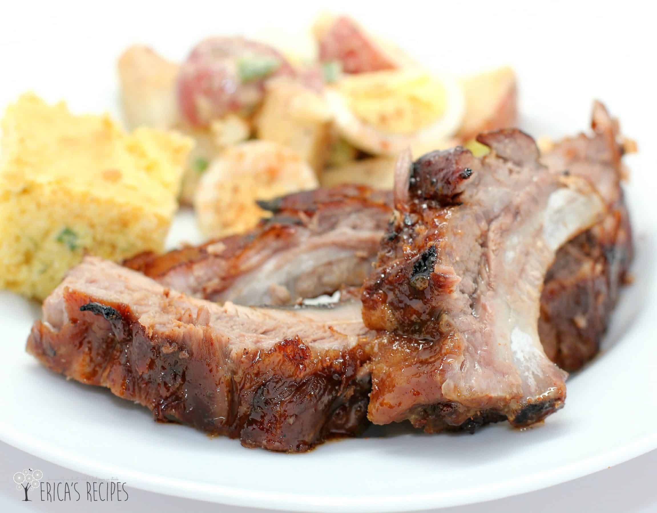 Honey, Bourbon, and Root Beer Glazed Baby Back Ribs