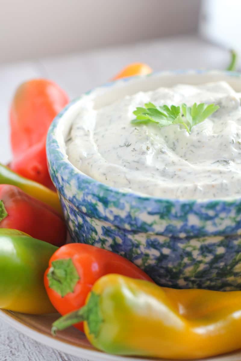 The Best Veggie Dip is not Ranch