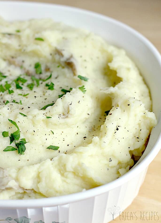 Cream Cheese Smashed Potatoes