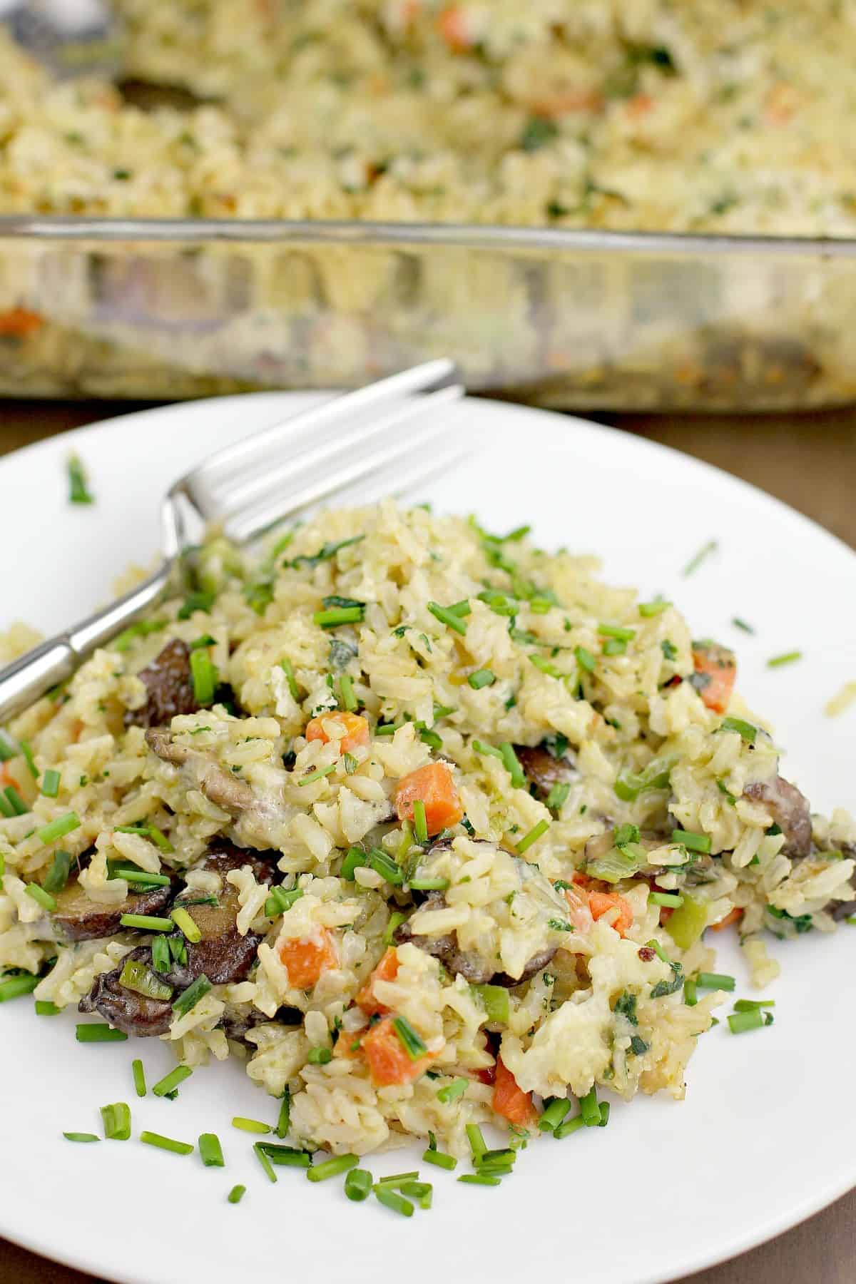 Vegetarian Rice Casserole