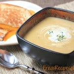 Butternut Squash Soup with Marsala, Bacon, and Thyme