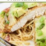 image for Pinterest with text overlay recipe title