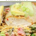image for Pinterest with text overlay recipe title