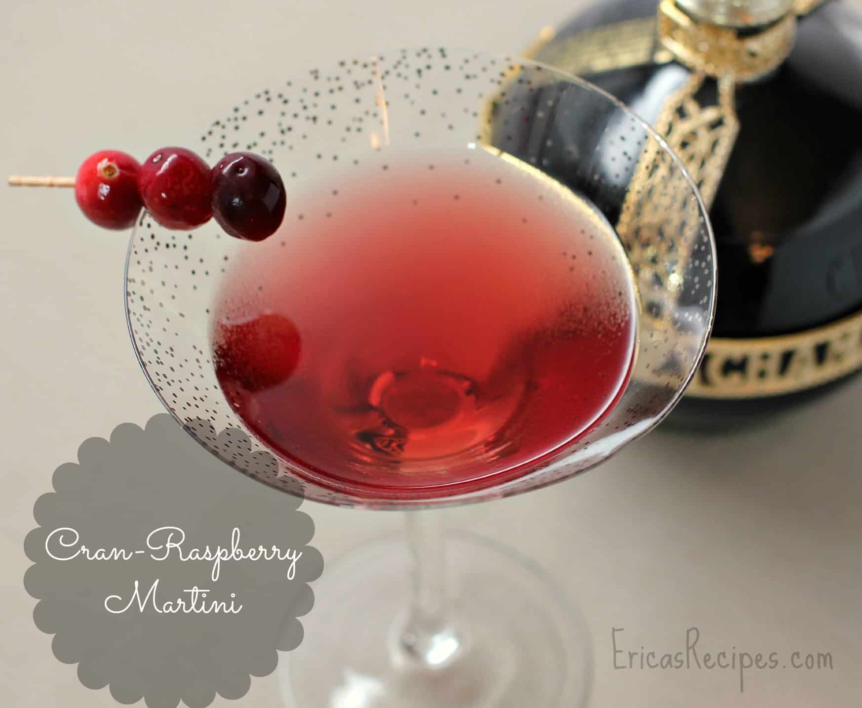 Cran-Raspberry Martini