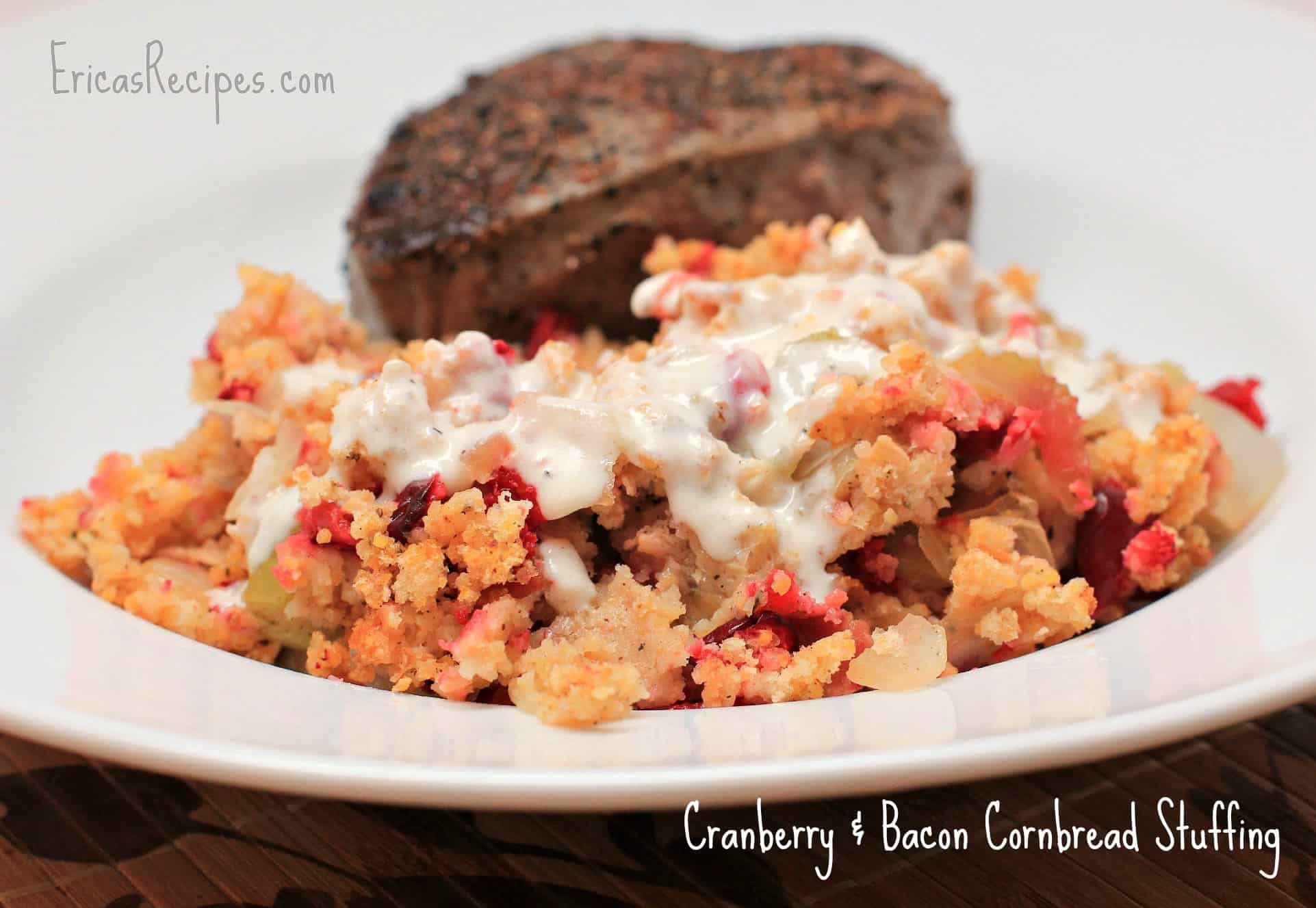 Cranberry & Bacon Cornbread Stuffing