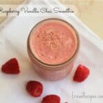 Raspberry Vanilla Chai Smoothie