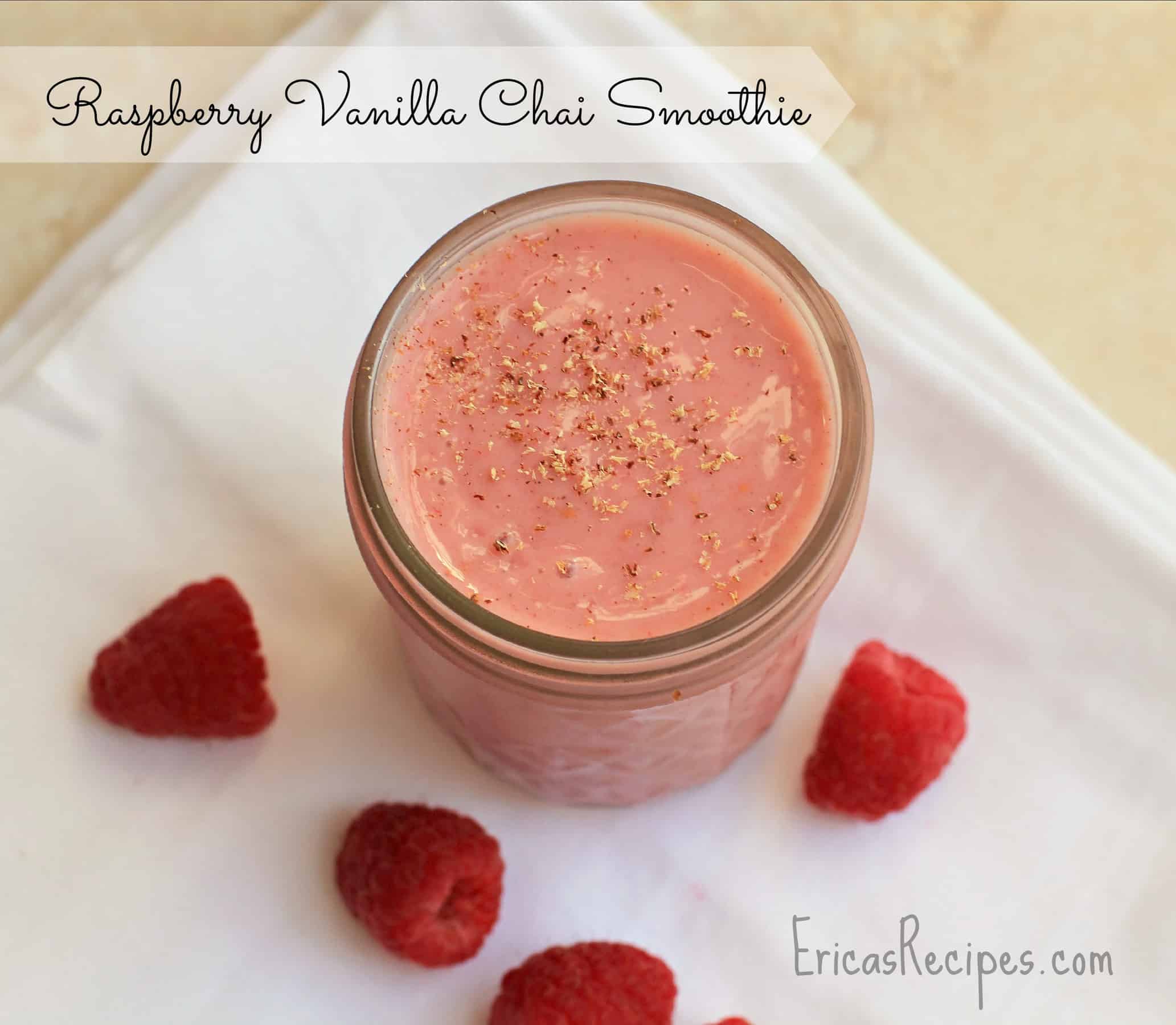Raspberry Vanilla Chai Smoothie