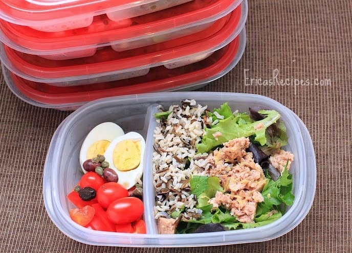 Wild Rice and Tuna Nicoise Salad