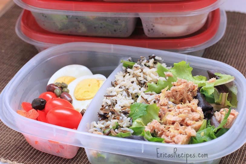 Wild Rice and Tuna Nicoise Salad