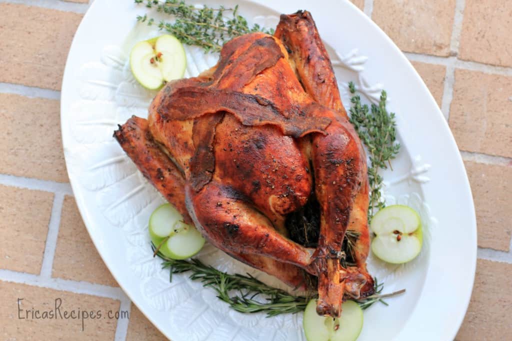 Apple Cider and Beer-Brined, Holiday Turkey with AppleJack Giblet Gravy