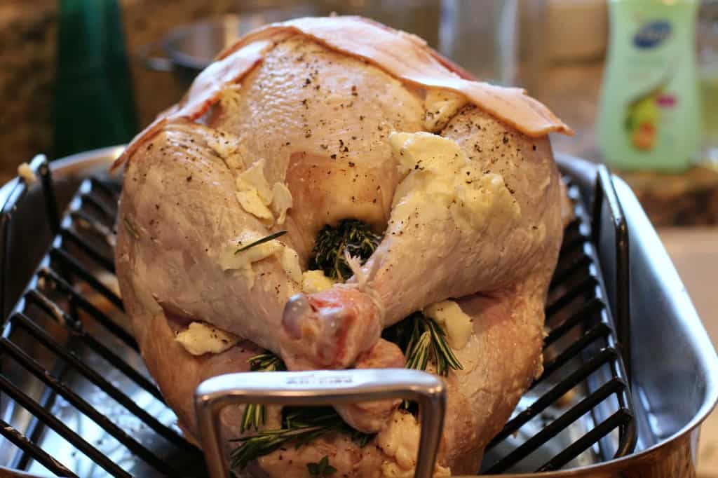 Apple Cider and Beer-Brined, Holiday Turkey with AppleJack Giblet Gravy