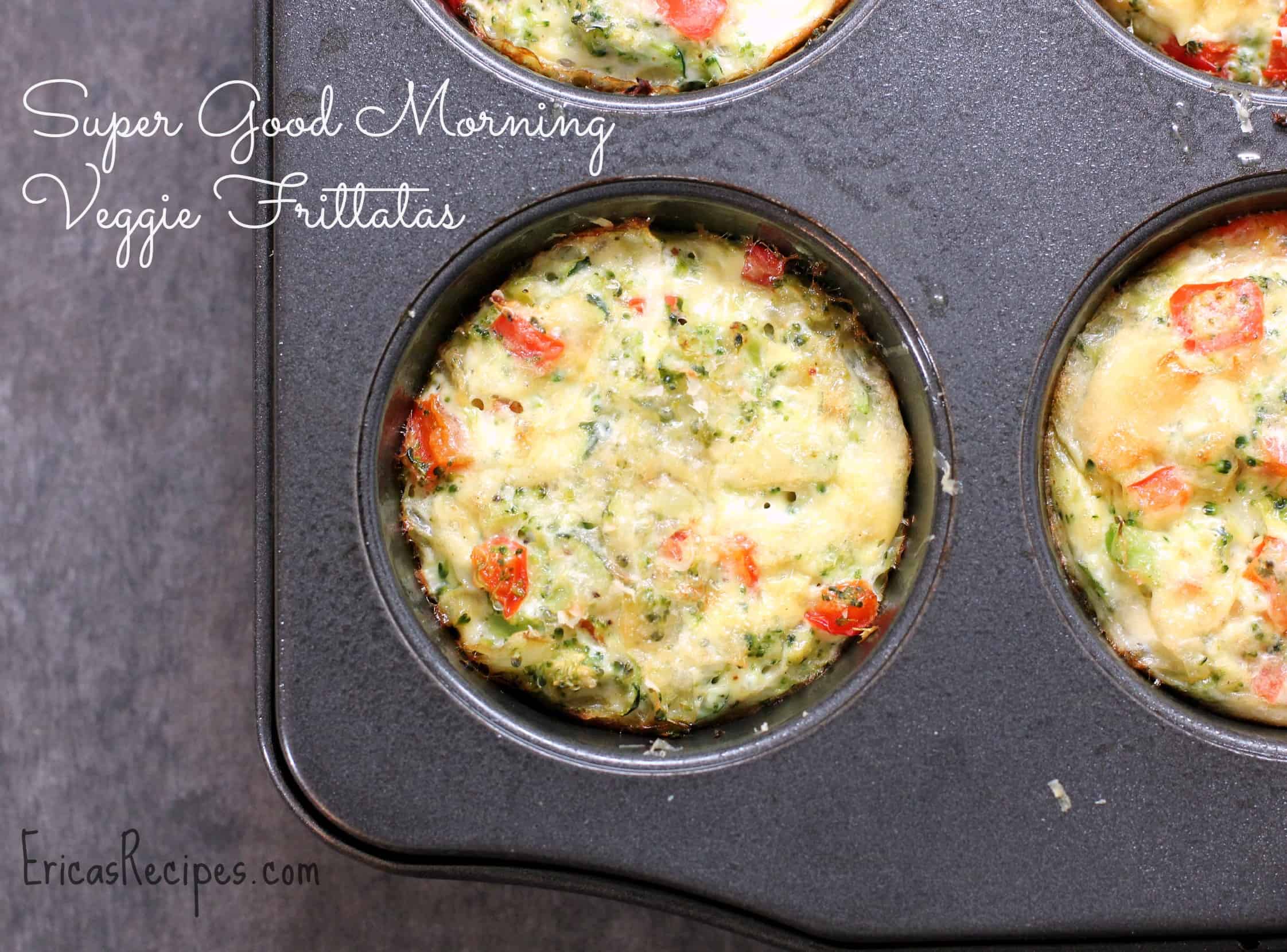 Super Good Morning Veggie Frittatas