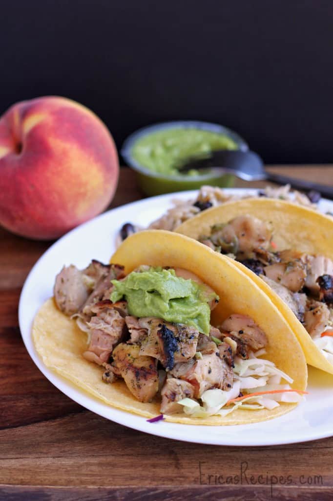 Orange and Cilantro-Marinated Chicken Tacos