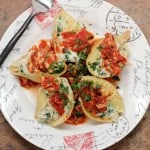 Blue Crab Marinara with Stuffed Shells Florentine