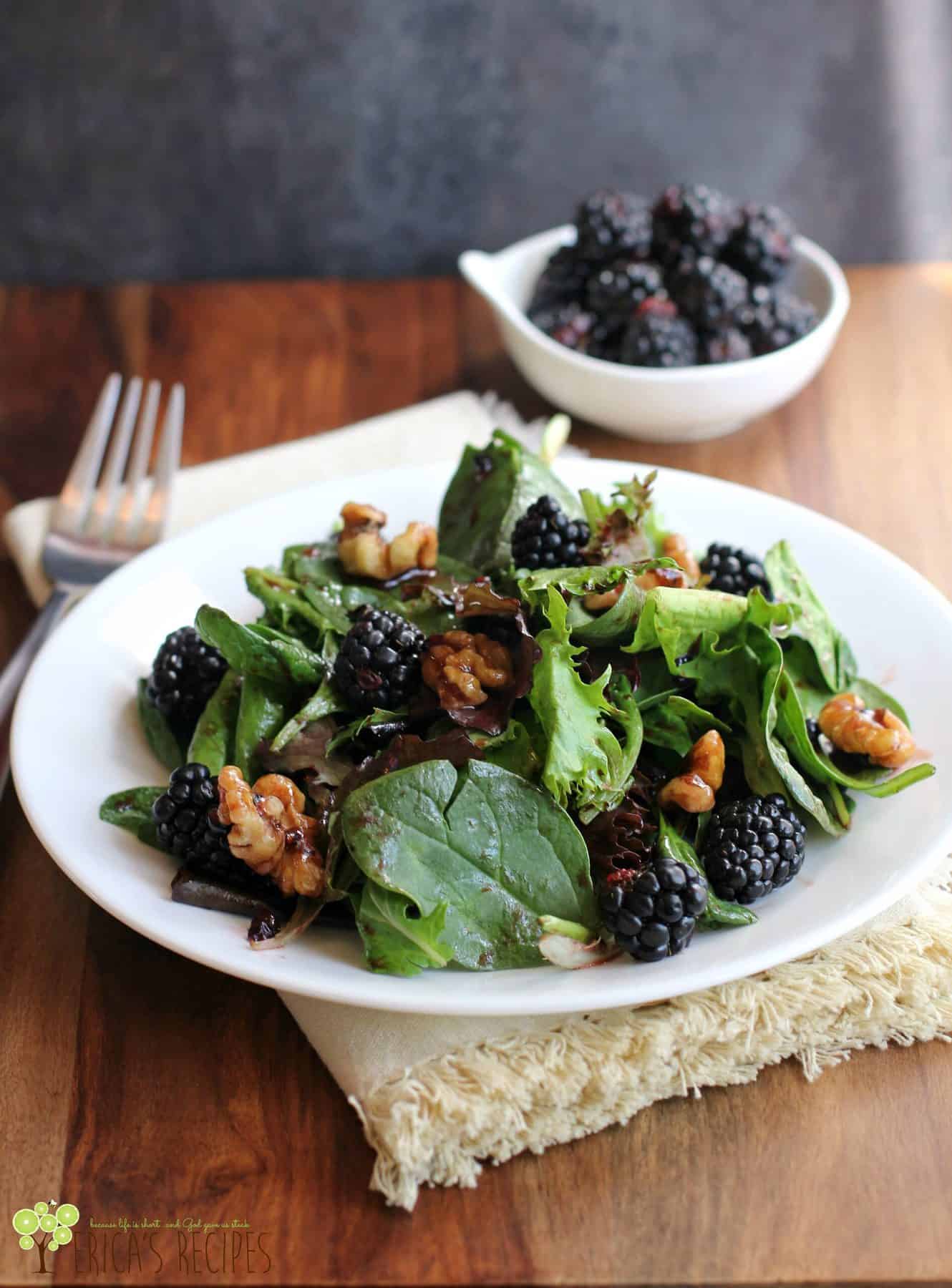 Blackberry Balsamic Vinaigrette Salad