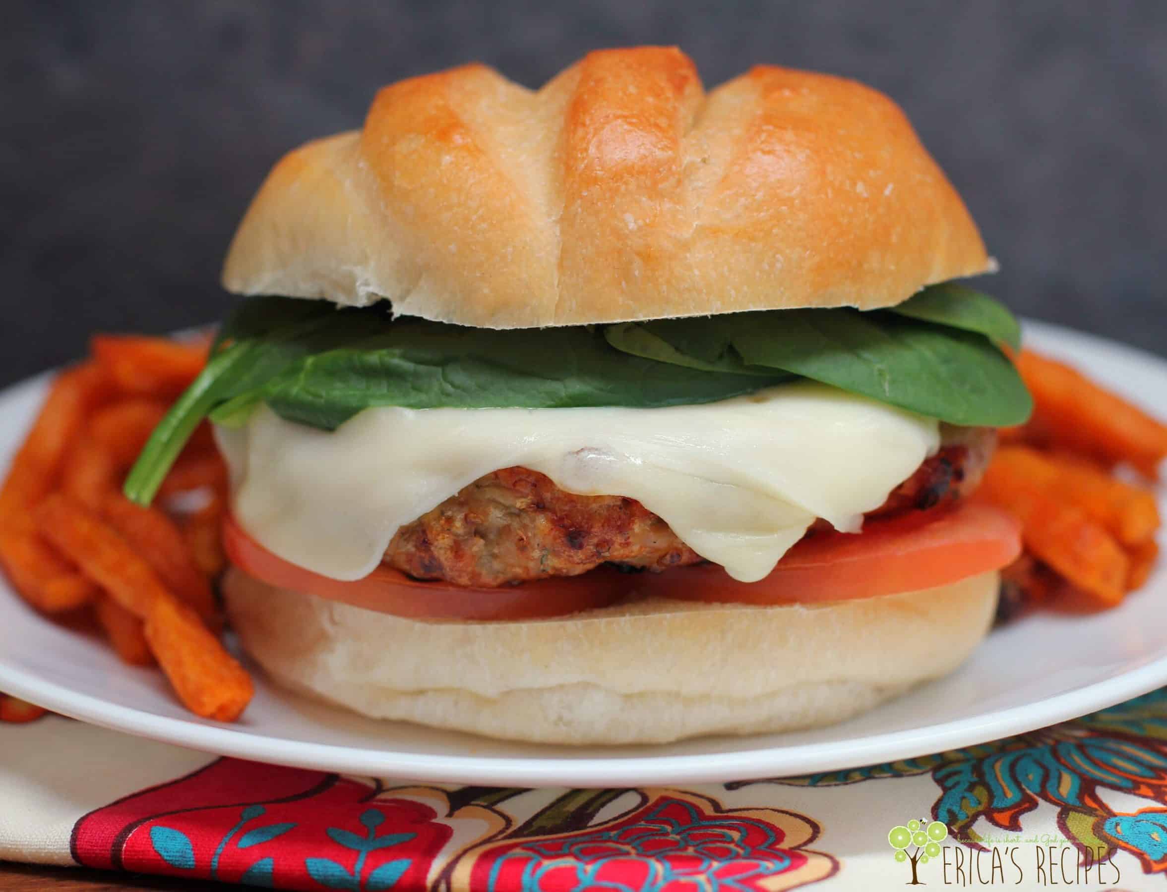 Sun-dried Tomato Basil Turkey Two Ways: Loaf and Burgers!
