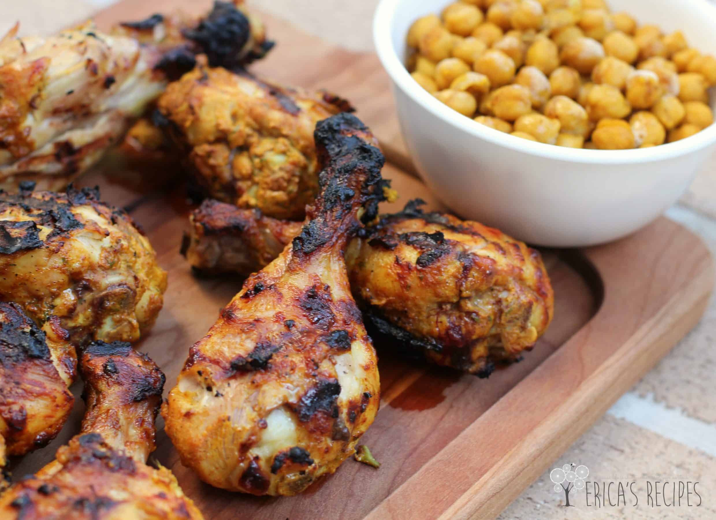 Grilled Tandoori Chicken with Spiced Chickpeas: Cheap Meal of the Week