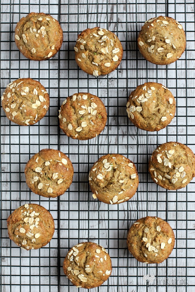 Banana, Avocado, and Flax Muffins
