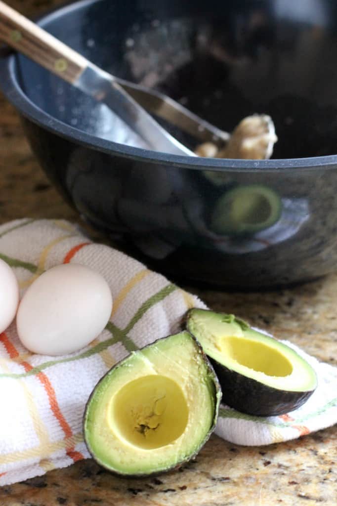 Banana, Avocado, and Flax Muffins