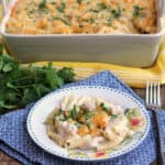 Chicken Suiza Pasta Bake