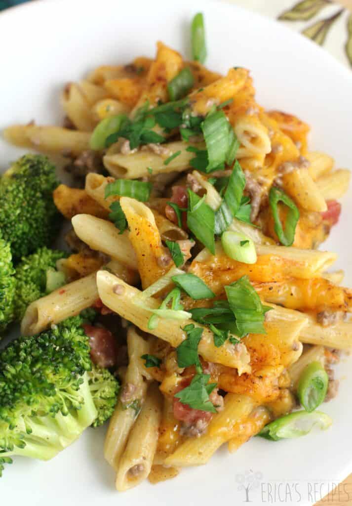 Super Quick Mexican Baked Penne