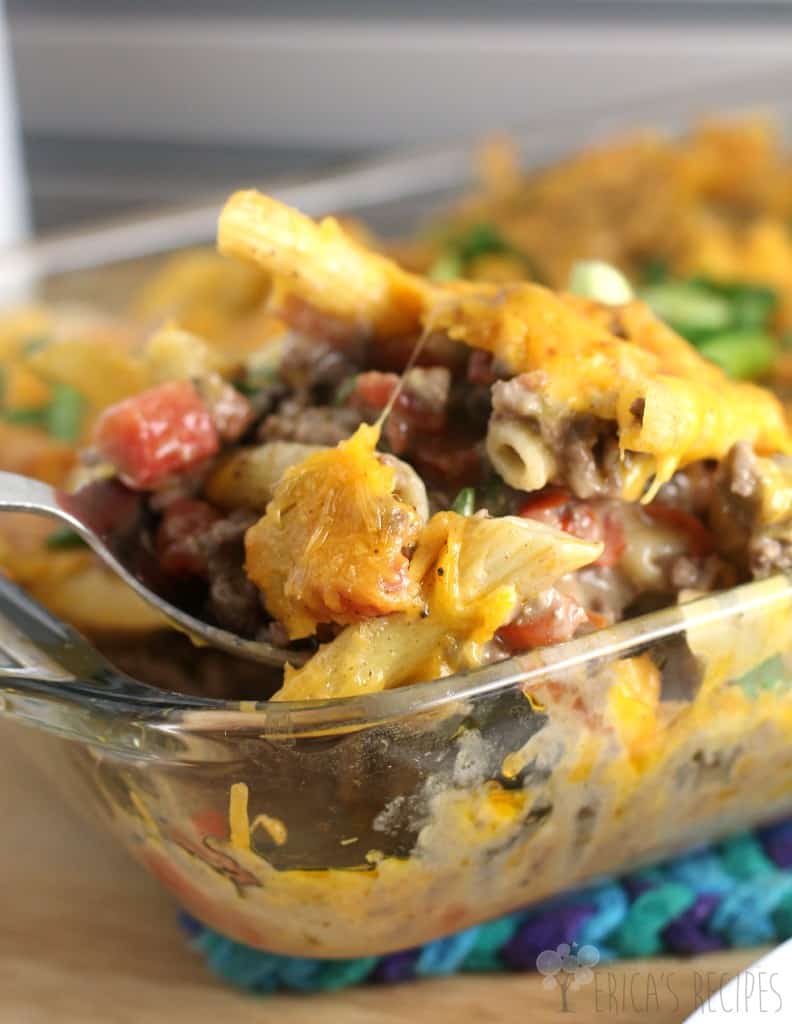 Super Quick Mexican Baked Penne