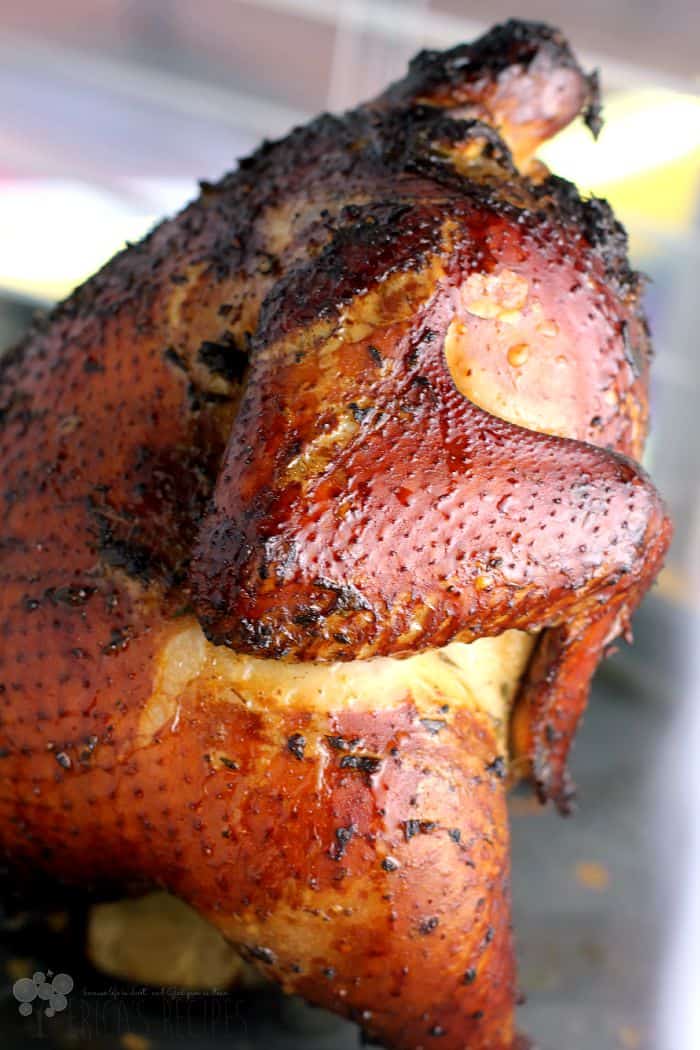 Applewood Smoked Organic, Free-Range Chicken {plus 5 strategies for making organic eating affordable} from EricasRecipes.com