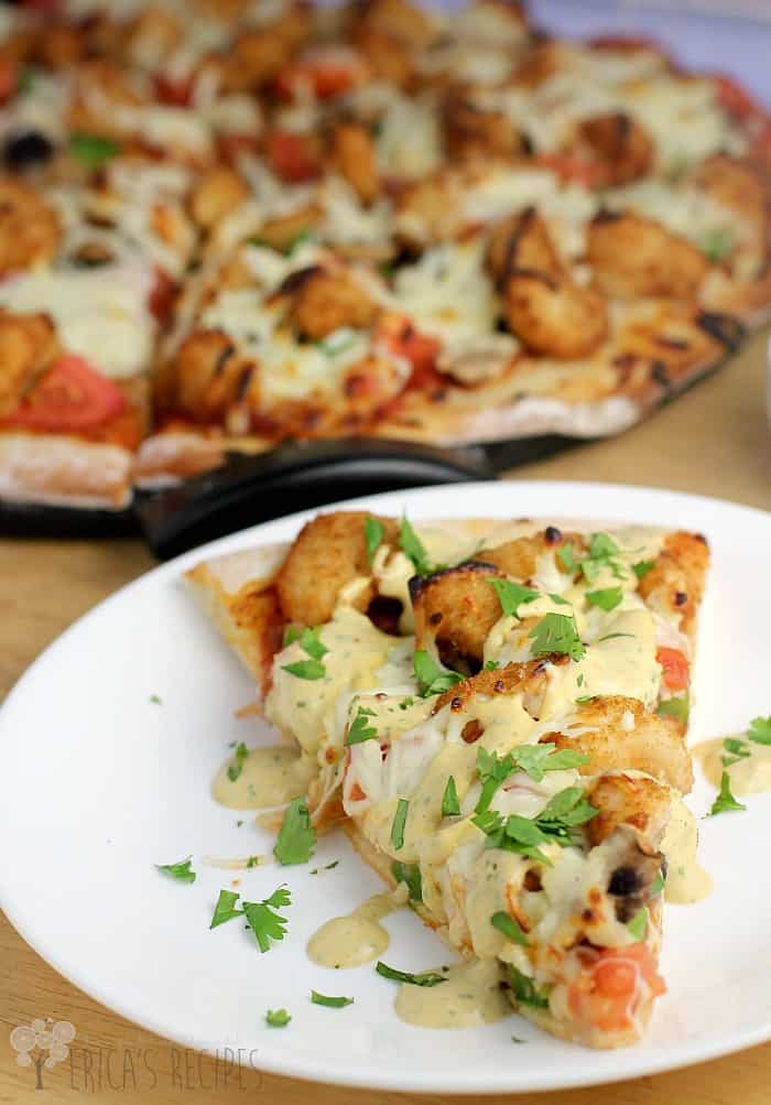 Shrimp Po' Boy Pizza
