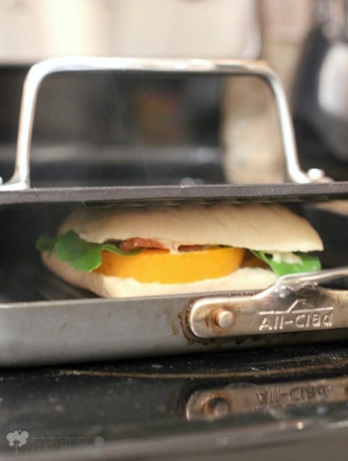 BLT Panini with Roasted Garlic Aioli