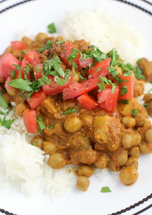Slow Cooker Chana Masala, Southern Style {Vegan} https://wp.me/p4qC4h-3qZ