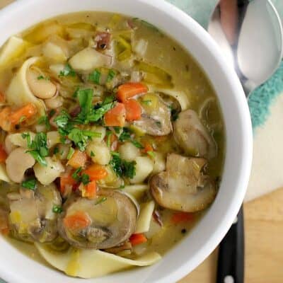 Potato Leek Noodle Soup https://wp.me/p4qC4h-3xt