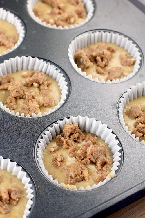 Caramel Pecan Coffee Cake Muffins (Dairy-Free) https://wp.me/p4qC4h-3Js #SilkandSimplyPureCreamers AD