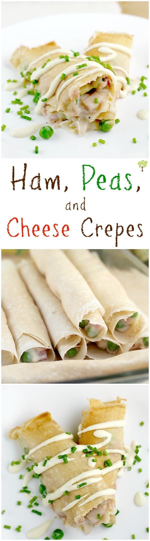 Ham, Peas, and Cheese Crepes https://wp.me/p4qC4h-3Id #food #recipe #BeyondTheSandwich #ad