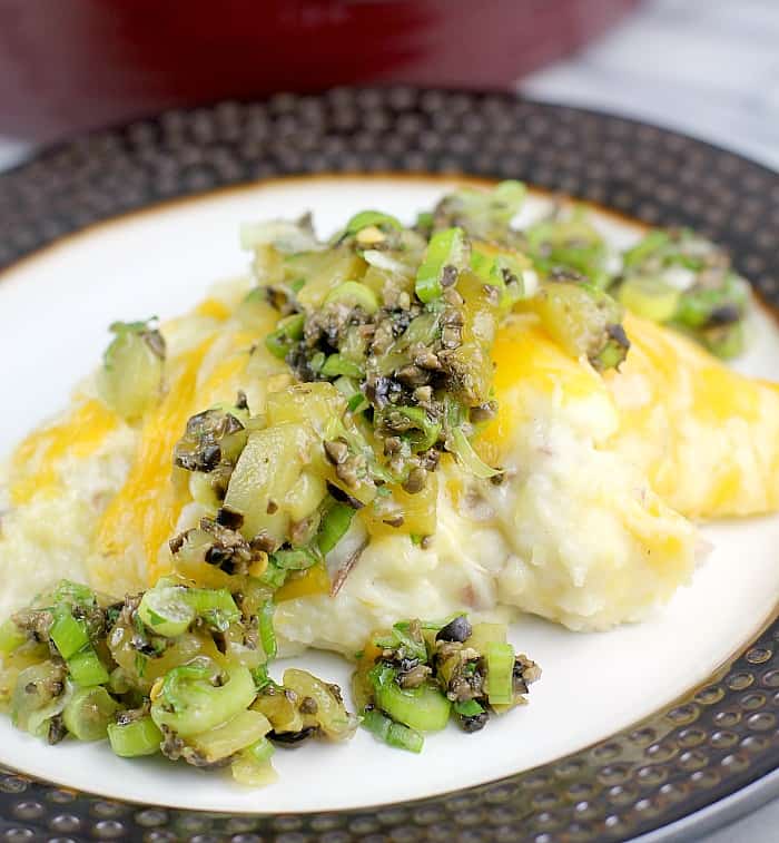 Hatch Green Chile Mashed Potatoes