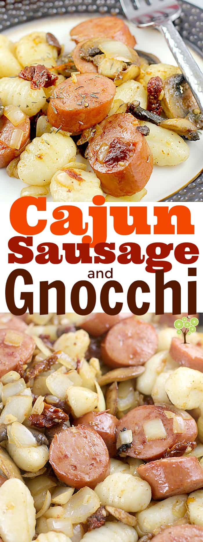 Cajun Smoked Sausage and Gnocchi (Ready in 20 minutes!) #EverydayEckrich #ad