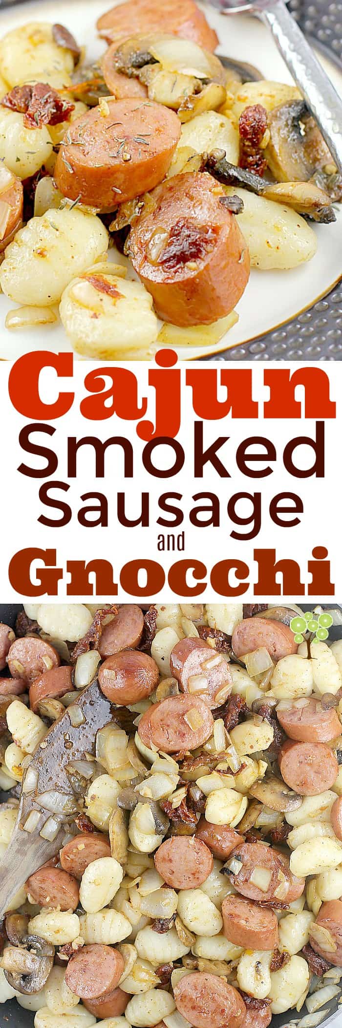Cajun Smoked Sausage and Gnocchi (Ready in 20 minutes!) #EverydayEckrich #ad