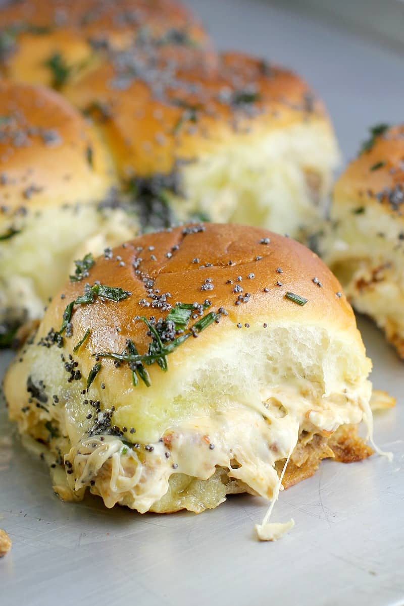 Cheesy Chipotle Party Sliders {Vegetarian}