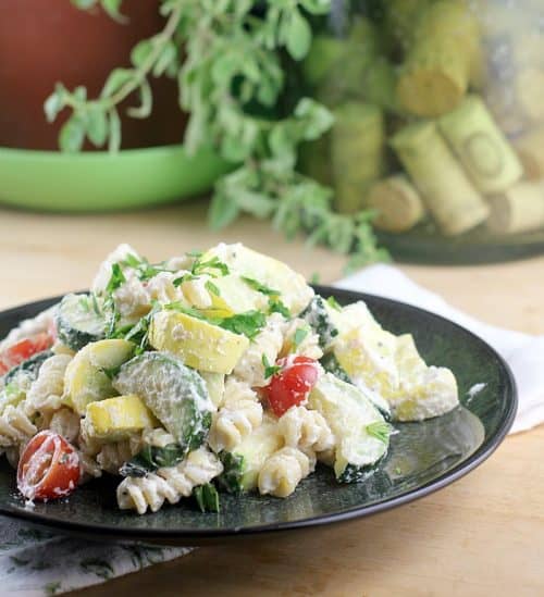 Creamy Vegan Vegetable Primavera