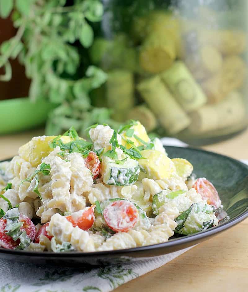Creamy Vegan Vegetable Primavera