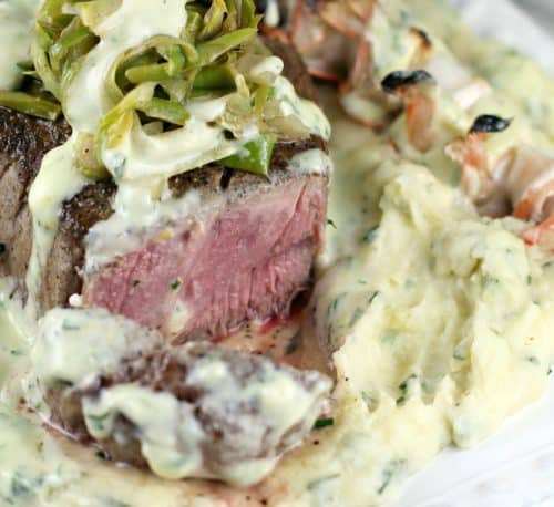 Msg 4 21+ Valentine's Surf and Turf Filet Mignon and Lobster #MyTFMValentine #TheFreshMarket #ad