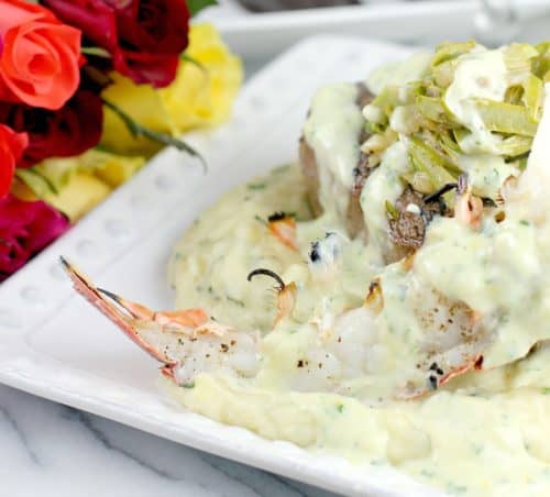 Msg 4 21+ Valentine's Surf and Turf Filet Mignon and Lobster #MyTFMValentine #TheFreshMarket #ad