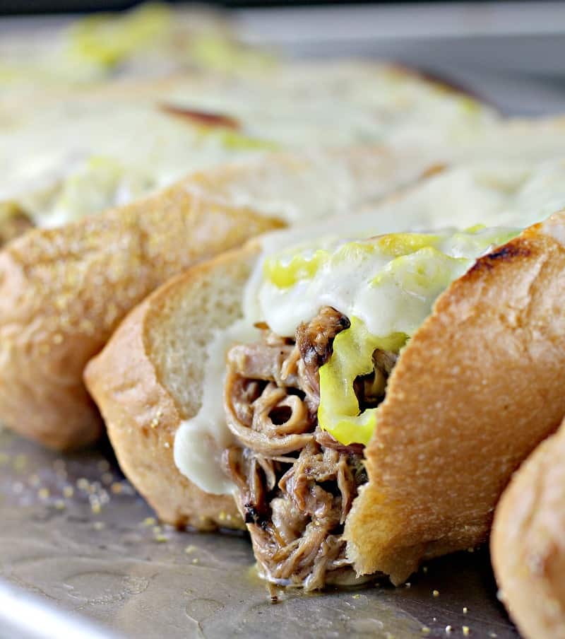 Italian Hoagie Pulled Pork Subs