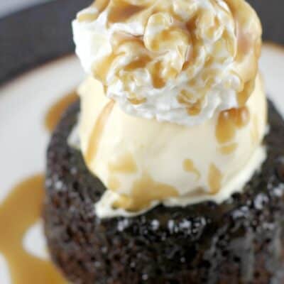 Sticky Toffee Pudding Sundae #MySummerSweets #ad