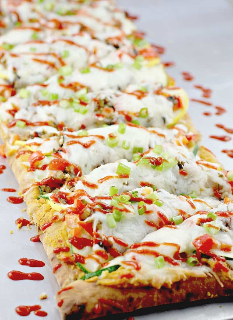 Spicy Vegetable Thai Flatbread