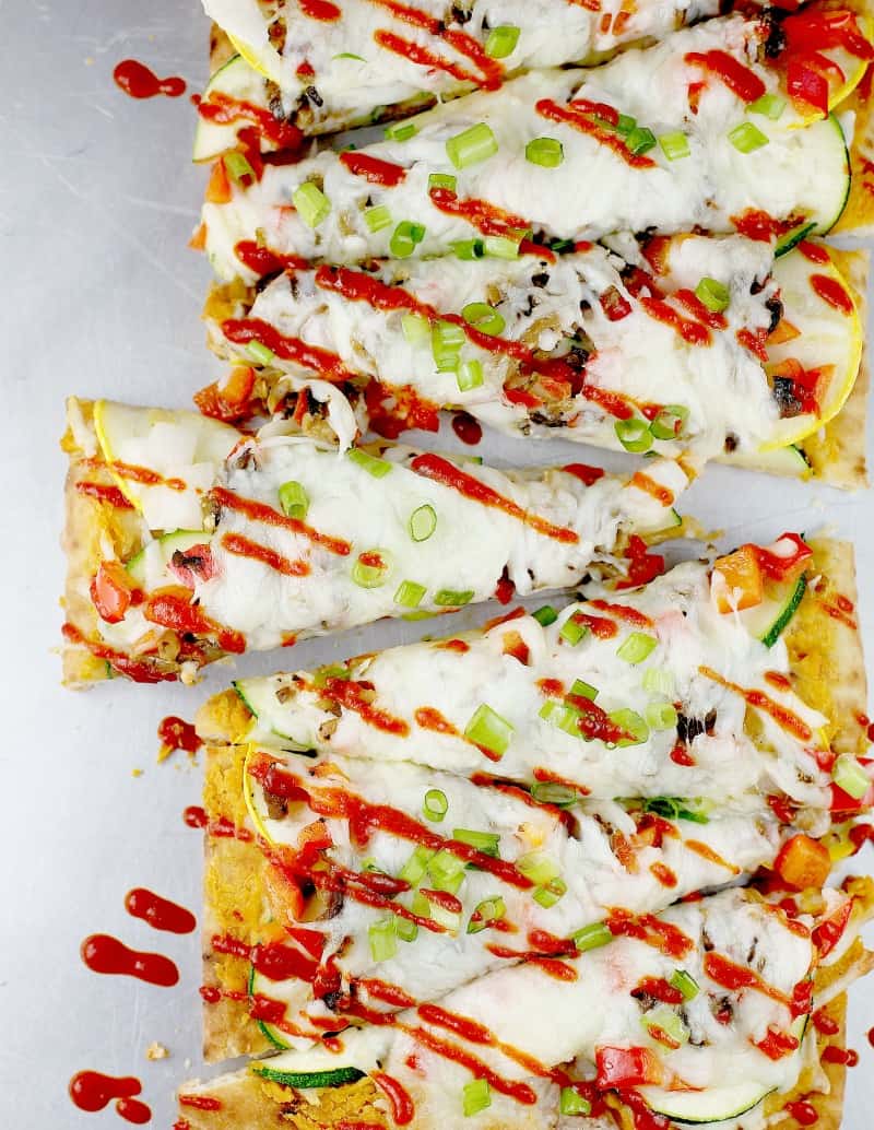 Spicy Vegetable Thai Flatbread
