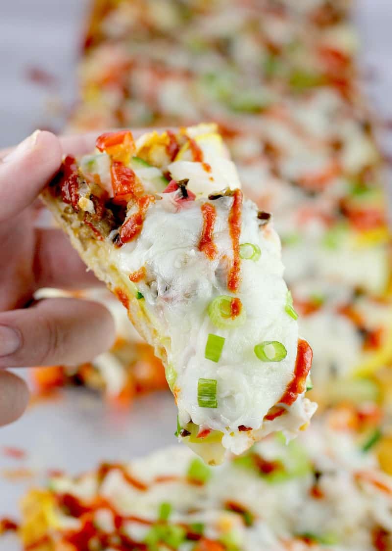 Spicy Vegetable Thai Flatbread