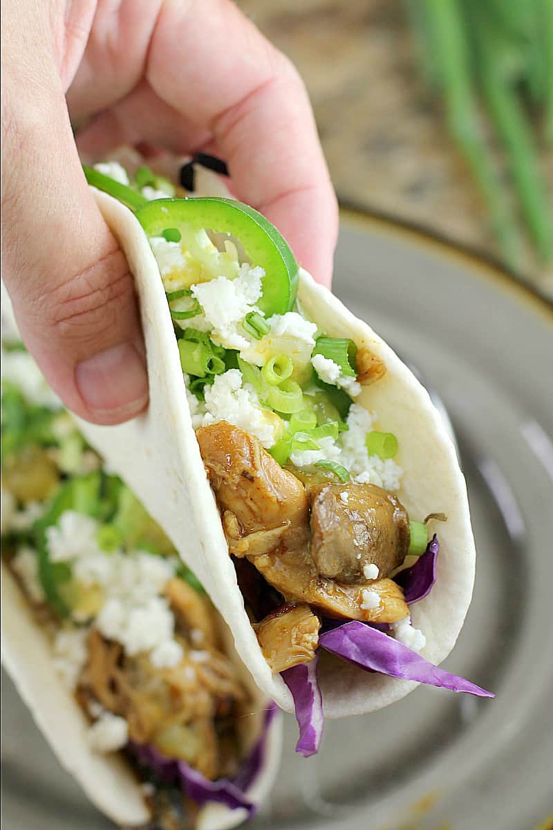 Instant Pot Chicken Tacos