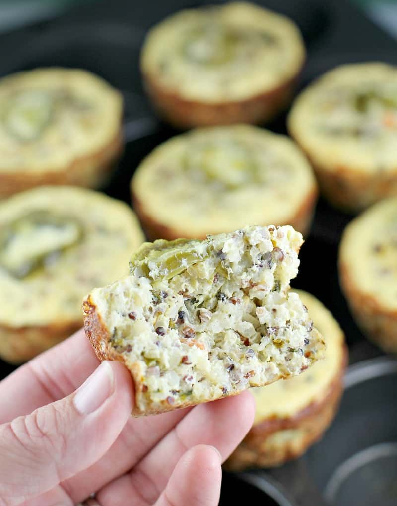 Southwest Quinoa Egg Muffins
