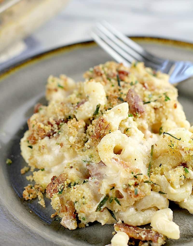 Bacon and Boursin Macaroni and Cheese