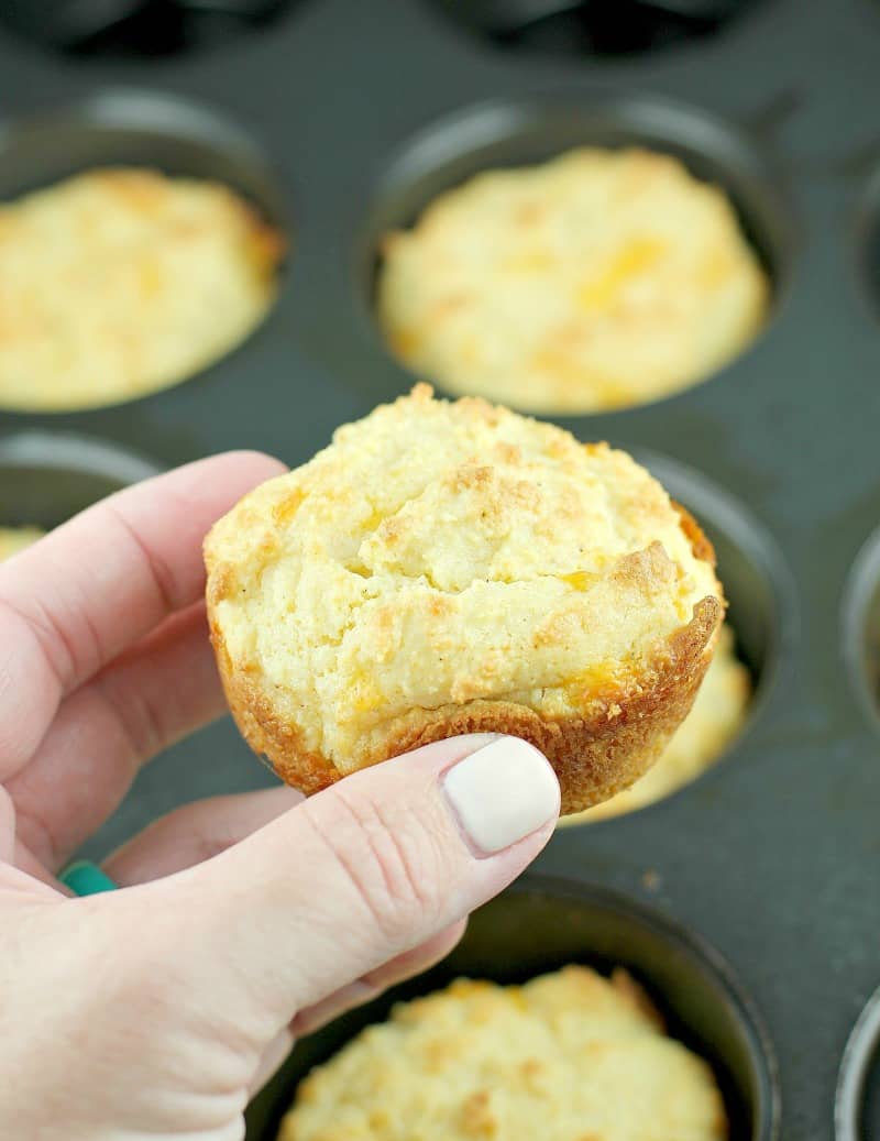 Low Carb Cheddar Bay Biscuits